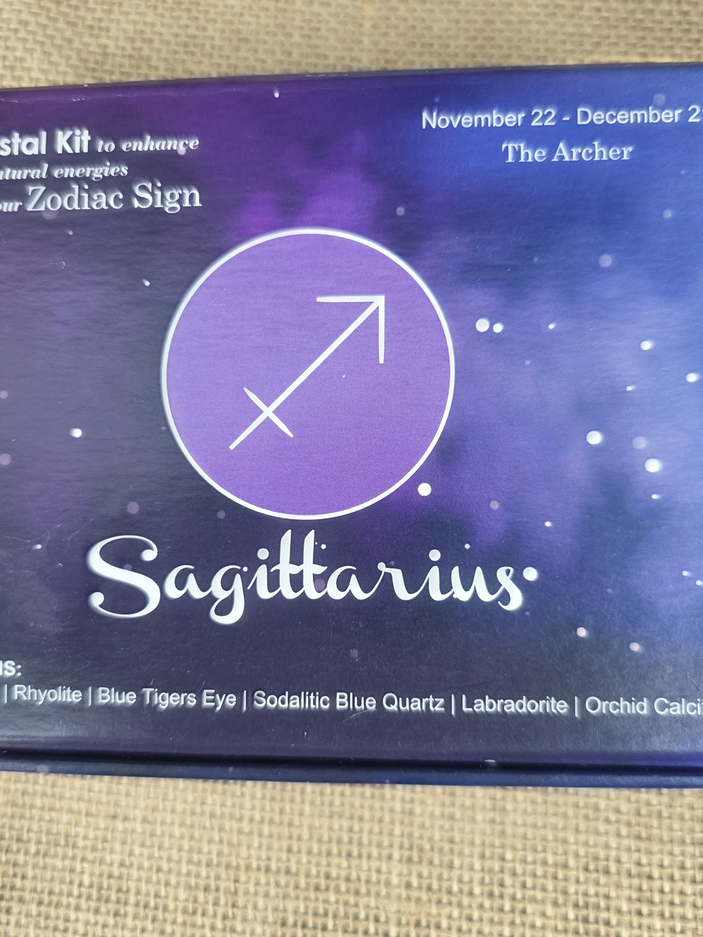 Sagittarius Crystal Kit - Purple Galaxy Design - Picture 3 of 7